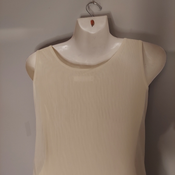 Sequined Sparkle Sheer Sleeveless Top - Picture 9 of 10